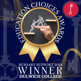 Education Choices Award - Bursary Support 2024
            Winner - Dulwich college